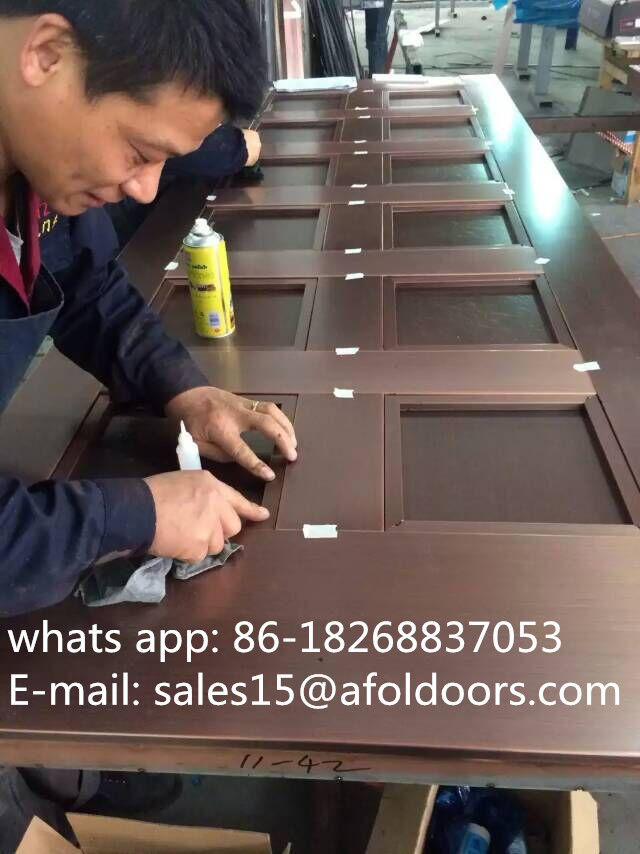 Our copper door factory
